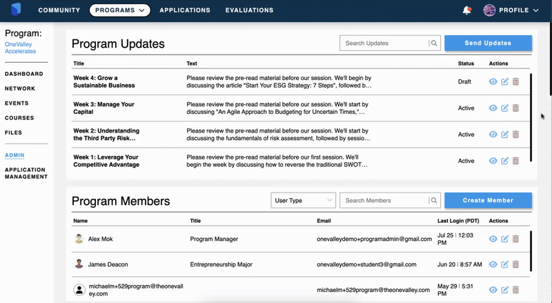 Product Updates Notes